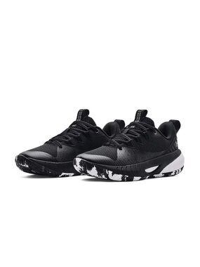 Women’s Under Armour UA HOVR Ascent Basketball Shoes 9 Black White 3025680 001